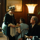 Aimee Lou Wood and Bill Nighy in Living